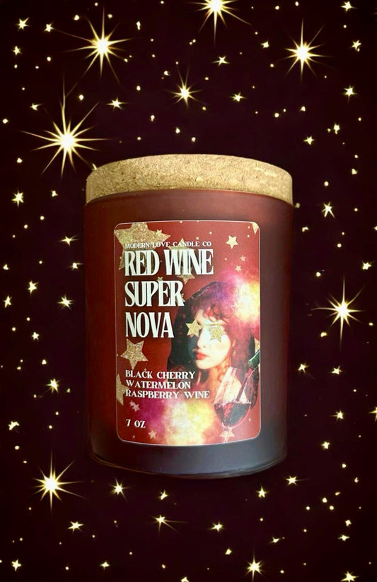 "Red Wine Supernova" Pride Candle - 7 oz