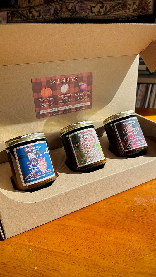 Quarterly Candle Subscription Box
